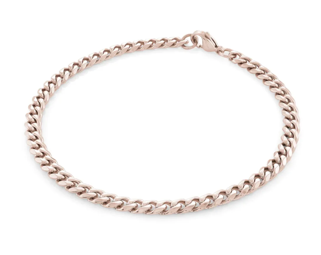 Italgem 4.6 mm Curb Anklet