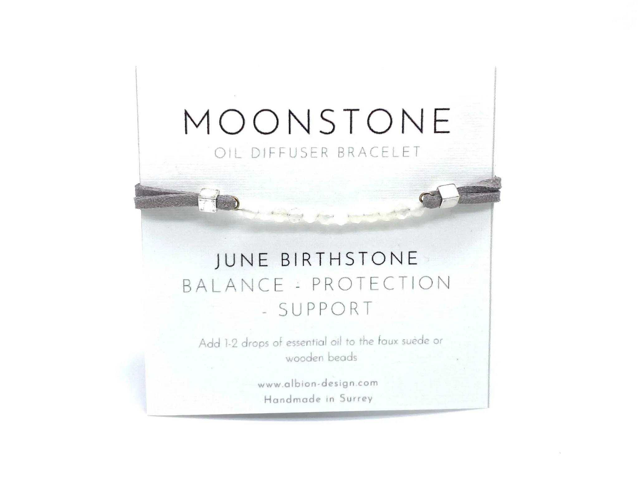 June Moonstone Birthstone Bracelet