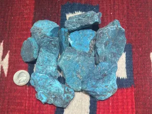 Kingman Stabilized Turquoise Smaller Pieces $80/lb