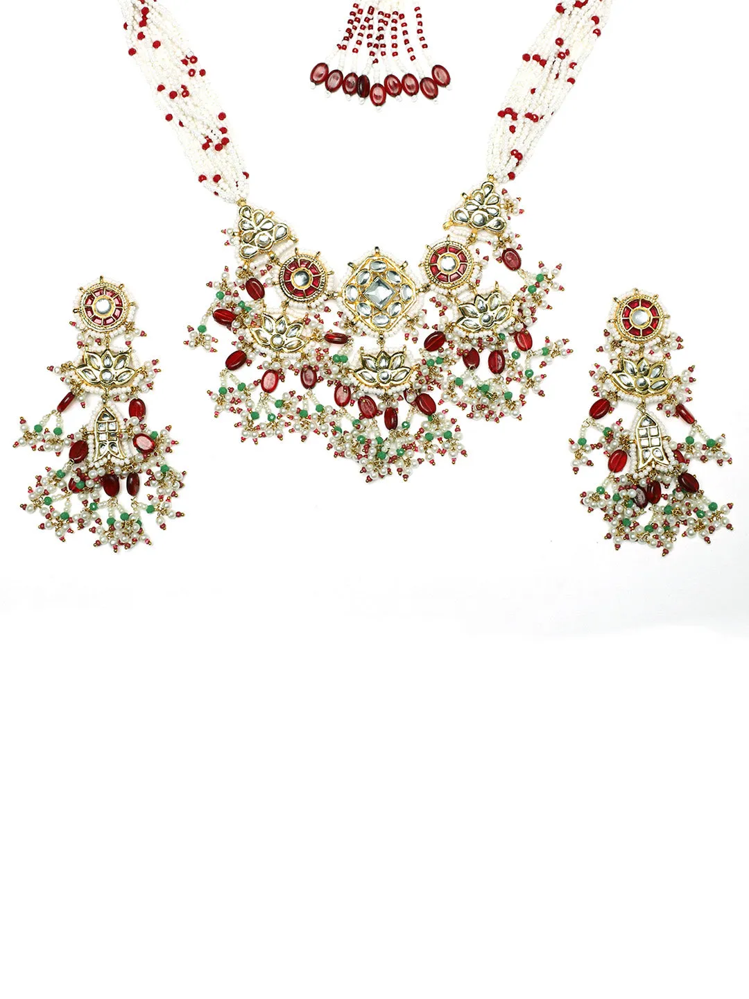 Kiran Necklace with Earring Jewellery Set