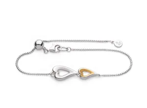 Kit Heath Desire Love Story Double Heart Bracelet (SI3440)