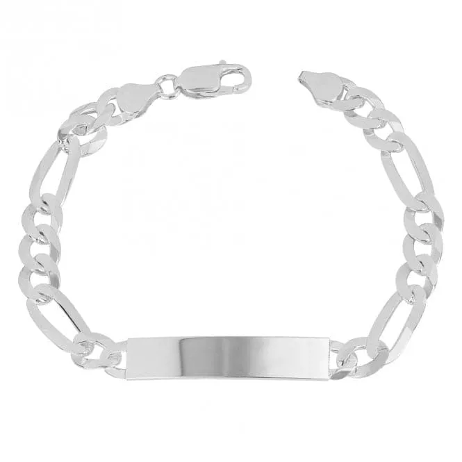 Large Curb 21cm Rectangular Id Bracelet B5398