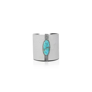 Large Turquoise Python Cuff (multiple colors available)