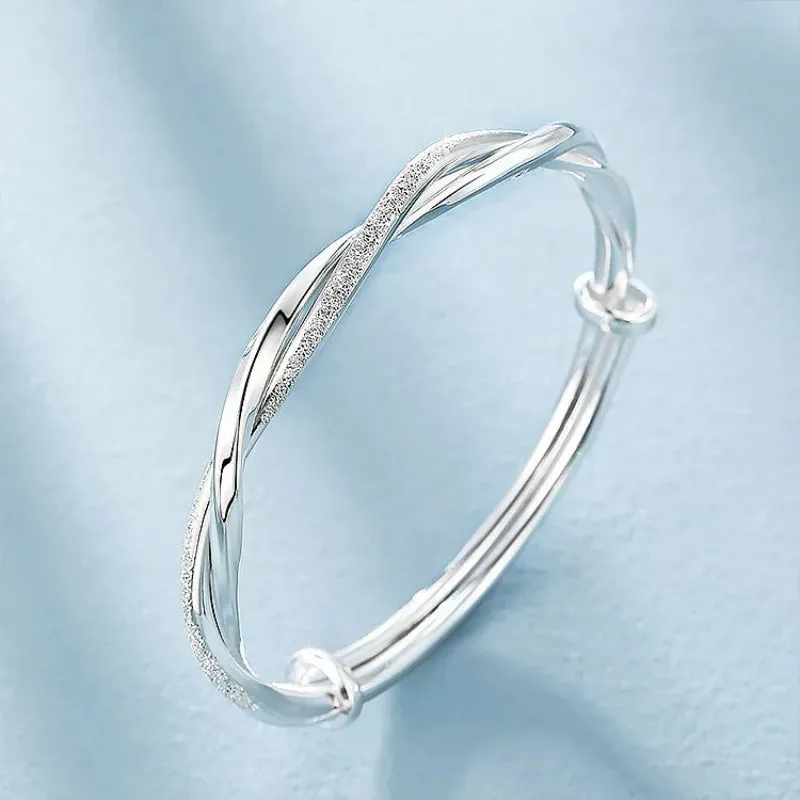 Leaf Shaped Adjustable Cuff Bangle Bracelets