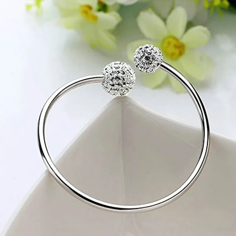 Leaf Shaped Adjustable Cuff Bangle Bracelets