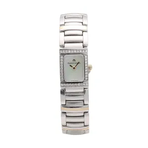 Maurice Lacroix Miros Ladies' Two-Tone MOP Dial 15.5 x 22mm Quartz (Preowned)(See Description).