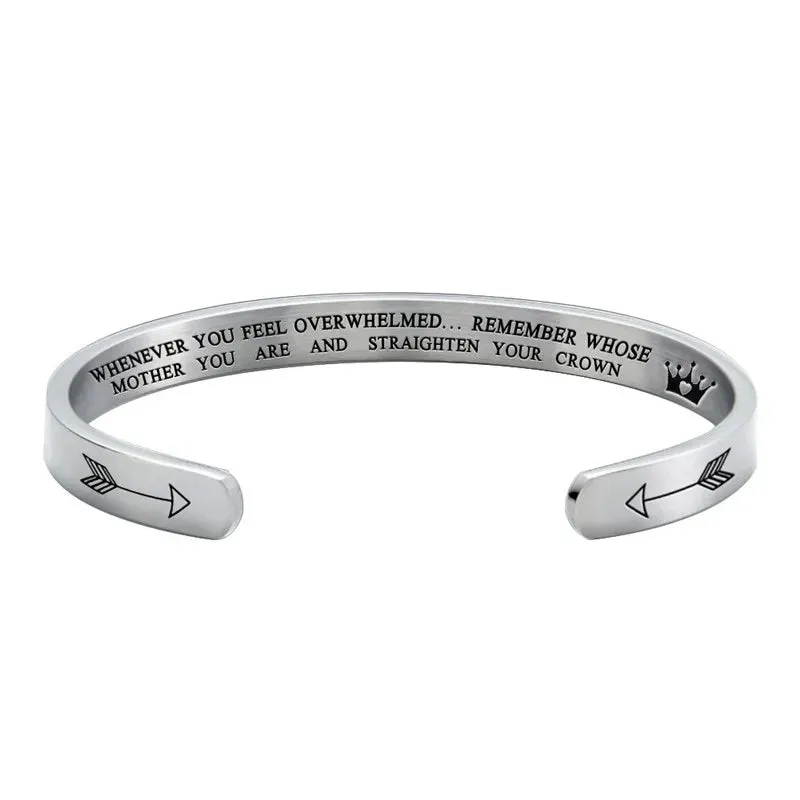 Men's OM Aum Hindu Cuff Bangles: Stainless Steel Bracelet