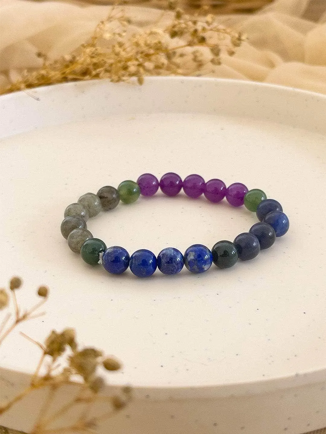 Migraine Headache Relief Support Crystal Bracelet