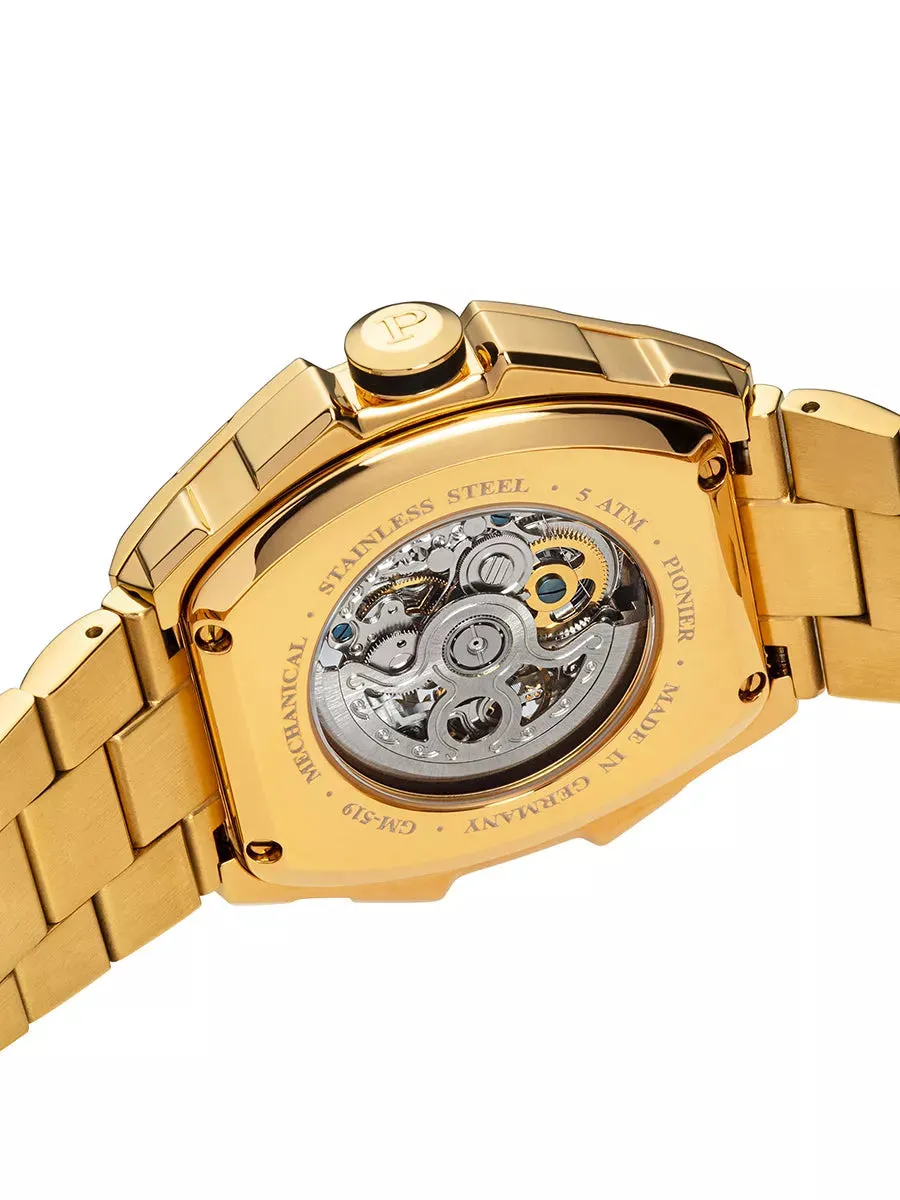 Milano Pionier - GM-519-7 | Gold | Made in Germany Automatic Watch