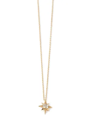 North Star Sapphire Chain Necklace by Celine Daoust