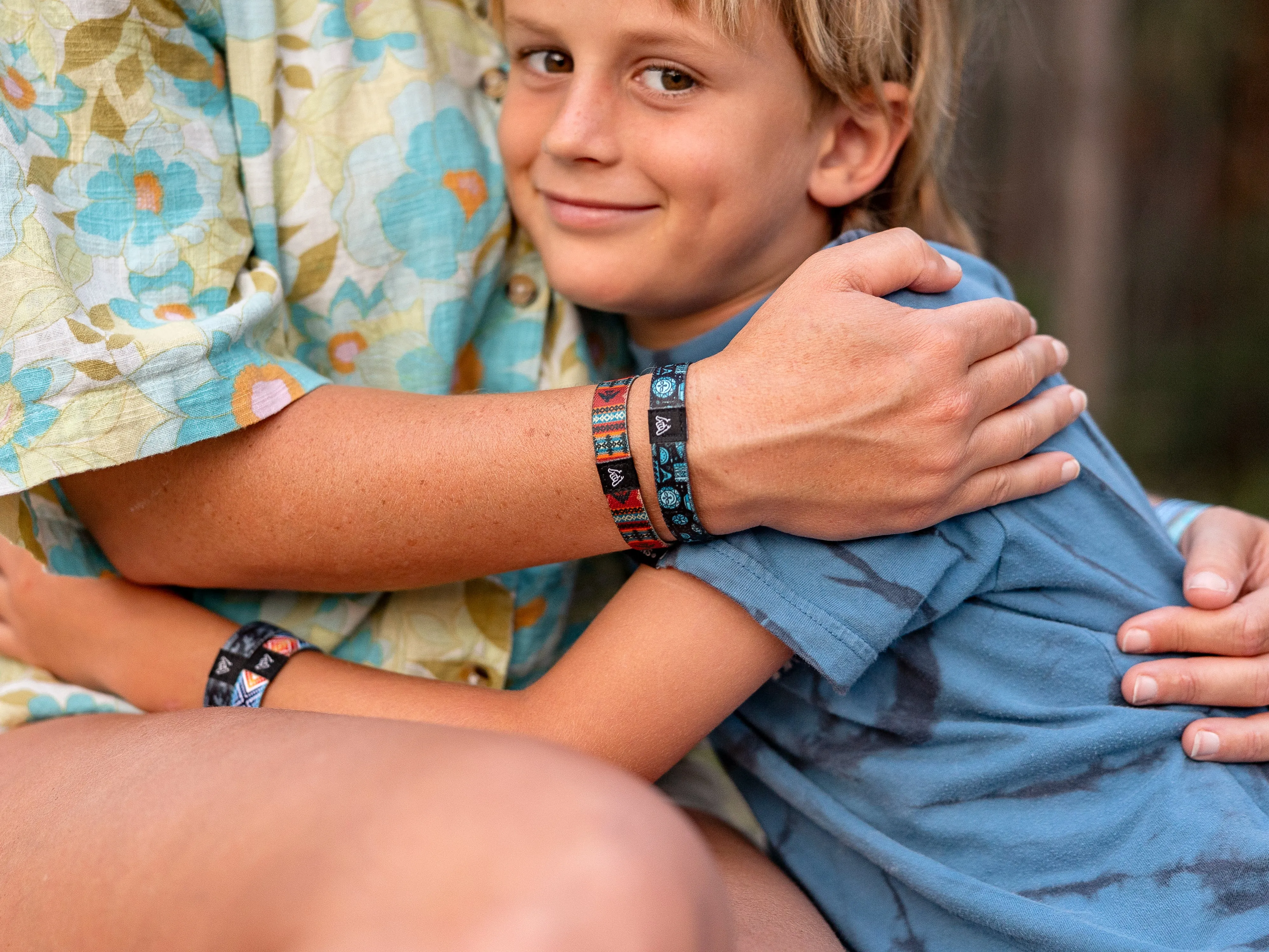 Orange Burst Wristband Bracelet