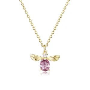 "Barbie Bee" 14K Yellow Gold Necklace