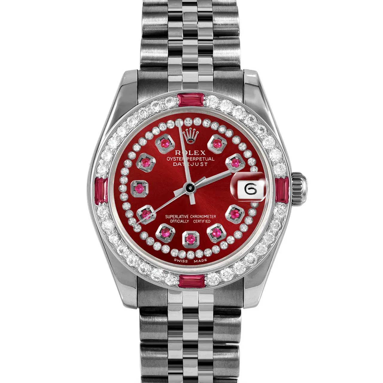 Rolex Datejust 31mm | 68274-RED-STRR-4RBY-JBL