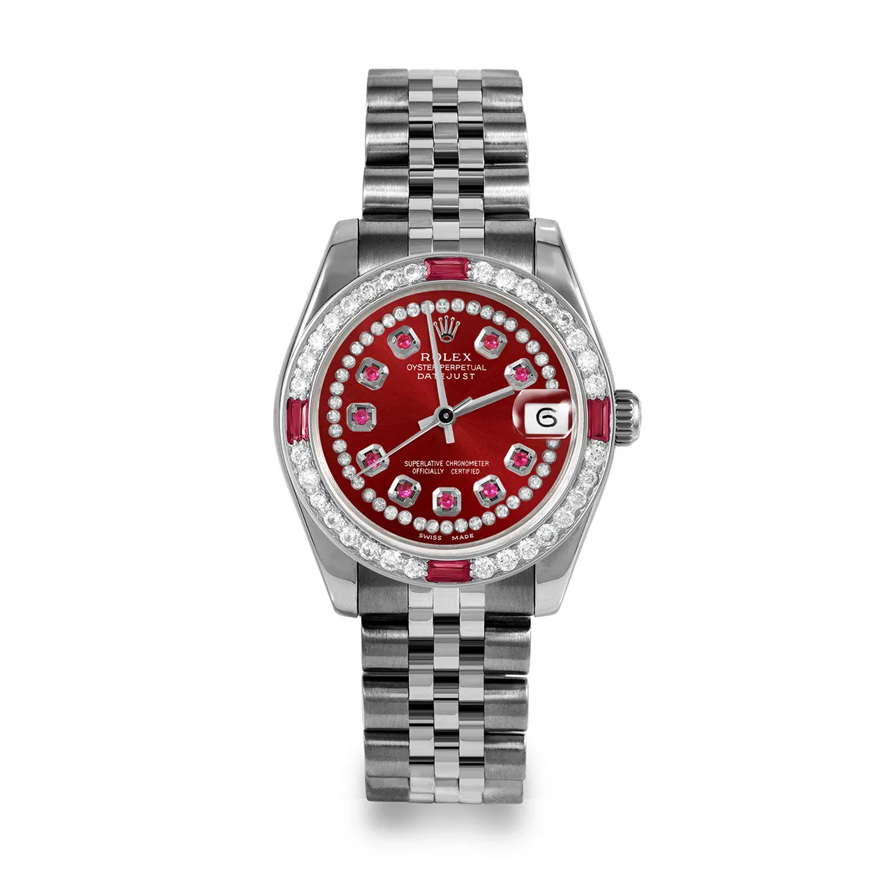 Rolex Datejust 31mm | 68274-RED-STRR-4RBY-JBL