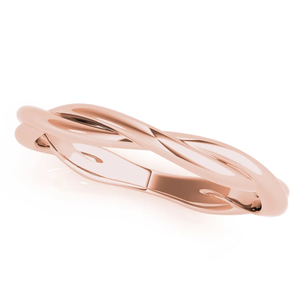 Rosa Classic Twist Wedding Ring