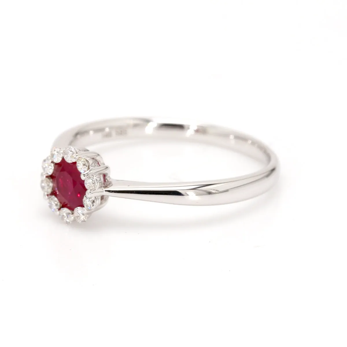 Ruby Halo Ring