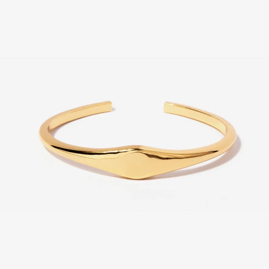 Signet Cuff Bracelet