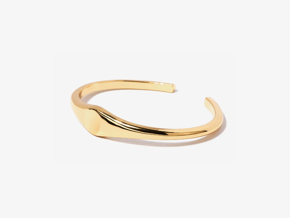 Signet Cuff Bracelet