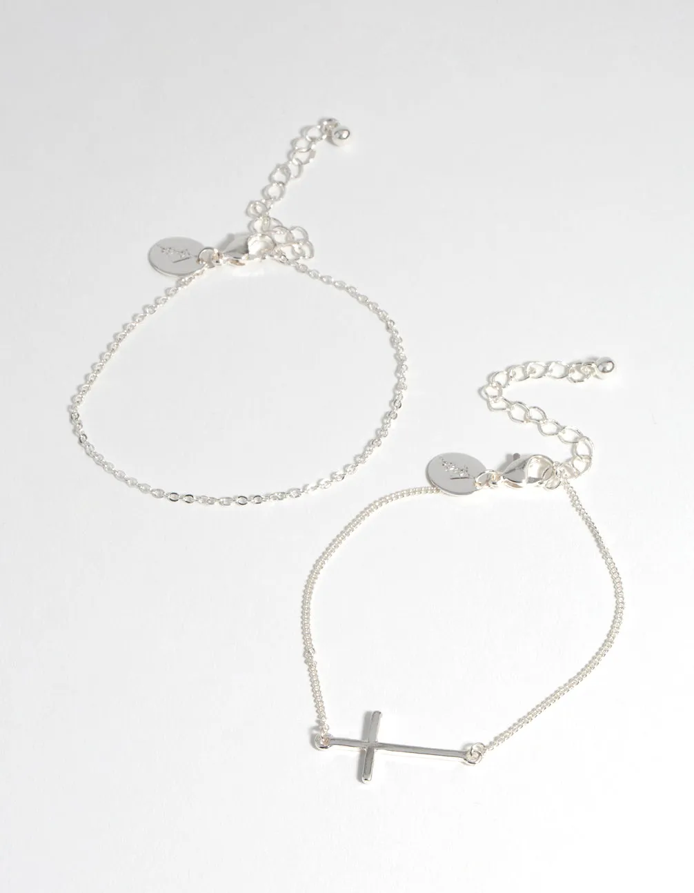 Silver Cross Pack Bracelet