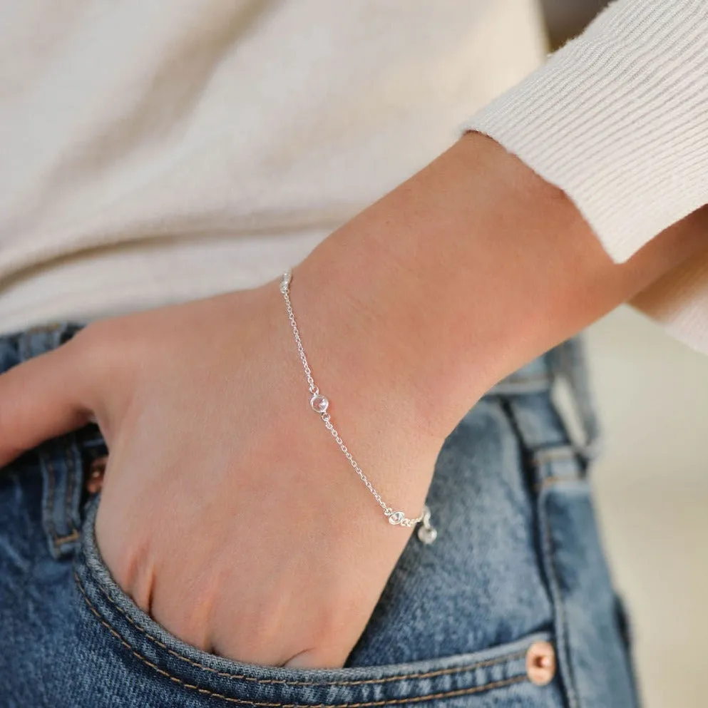 Sofia Sterling Silver & Cubic Zirconia Bracelet