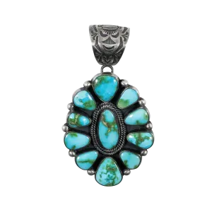 Sonoran Gold Turquoise Pendant | Rosita Calladitto