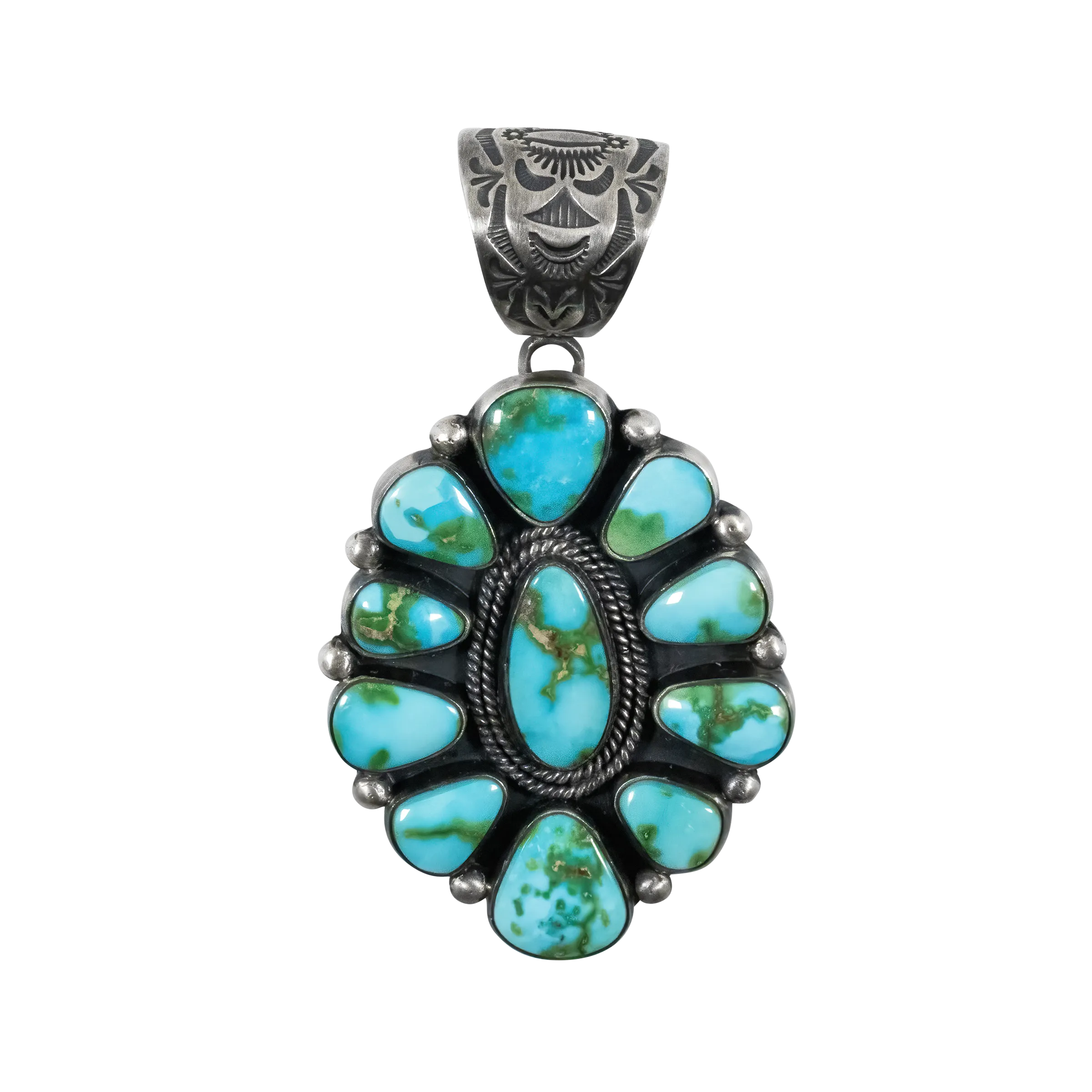 Sonoran Gold Turquoise Pendant | Rosita Calladitto