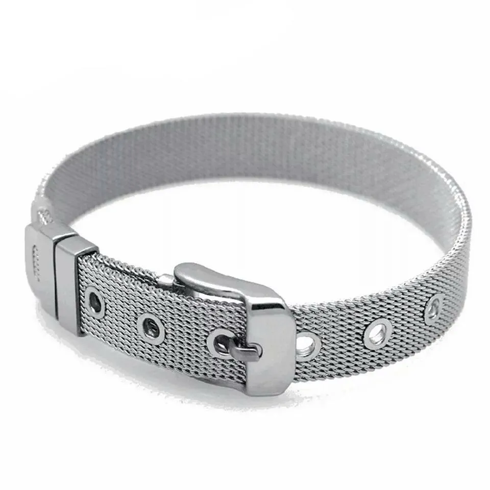 Stainless Steel 9mm Mesh Bracelet