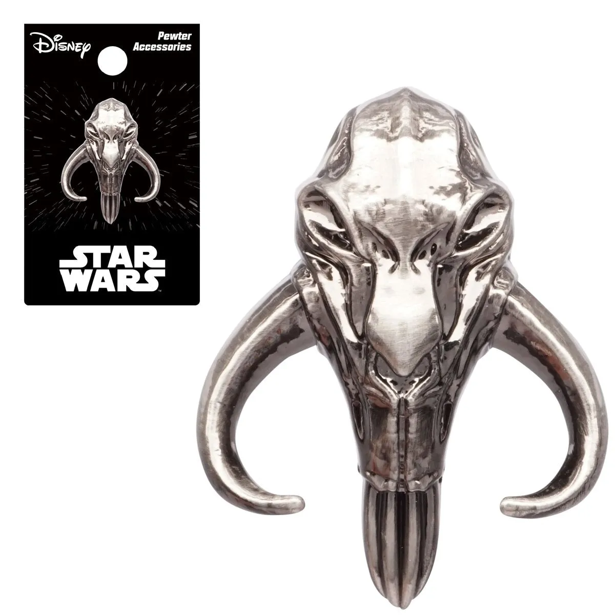 Star Wars: The Mandalorian Mythosaur Skull Signet Pewter Lapel Pin