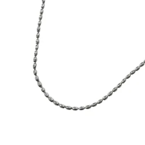 Sterling Silver Beaded Anklet