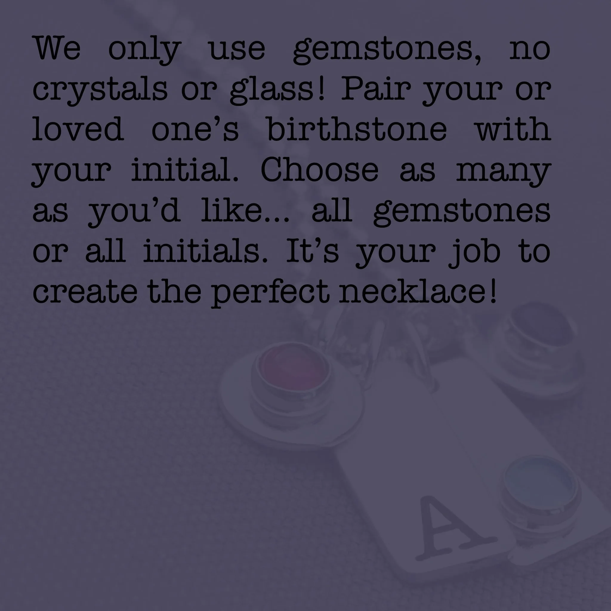 Sterling Silver Gemstone/Birthstone Charm