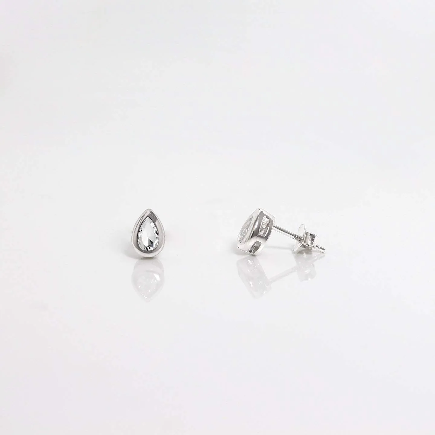 Sterling Silver Hypoallergenic Shine Zircon Earrings Studs for Women Anniversary Birthday