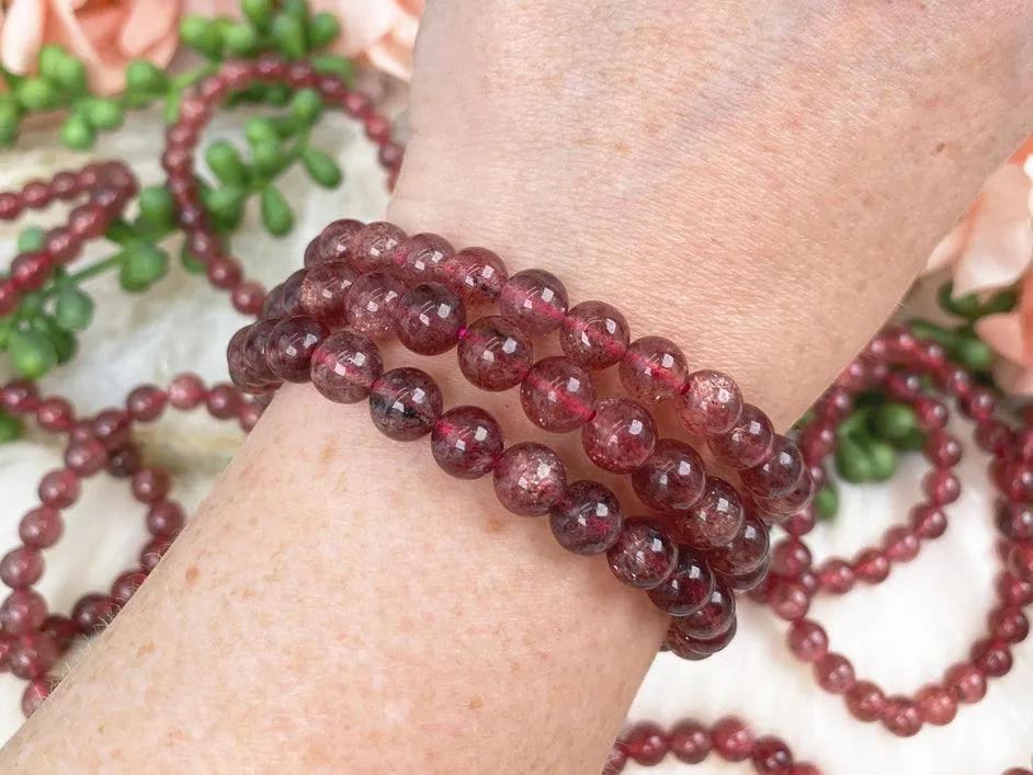 Strawberry Quartz Bracelet