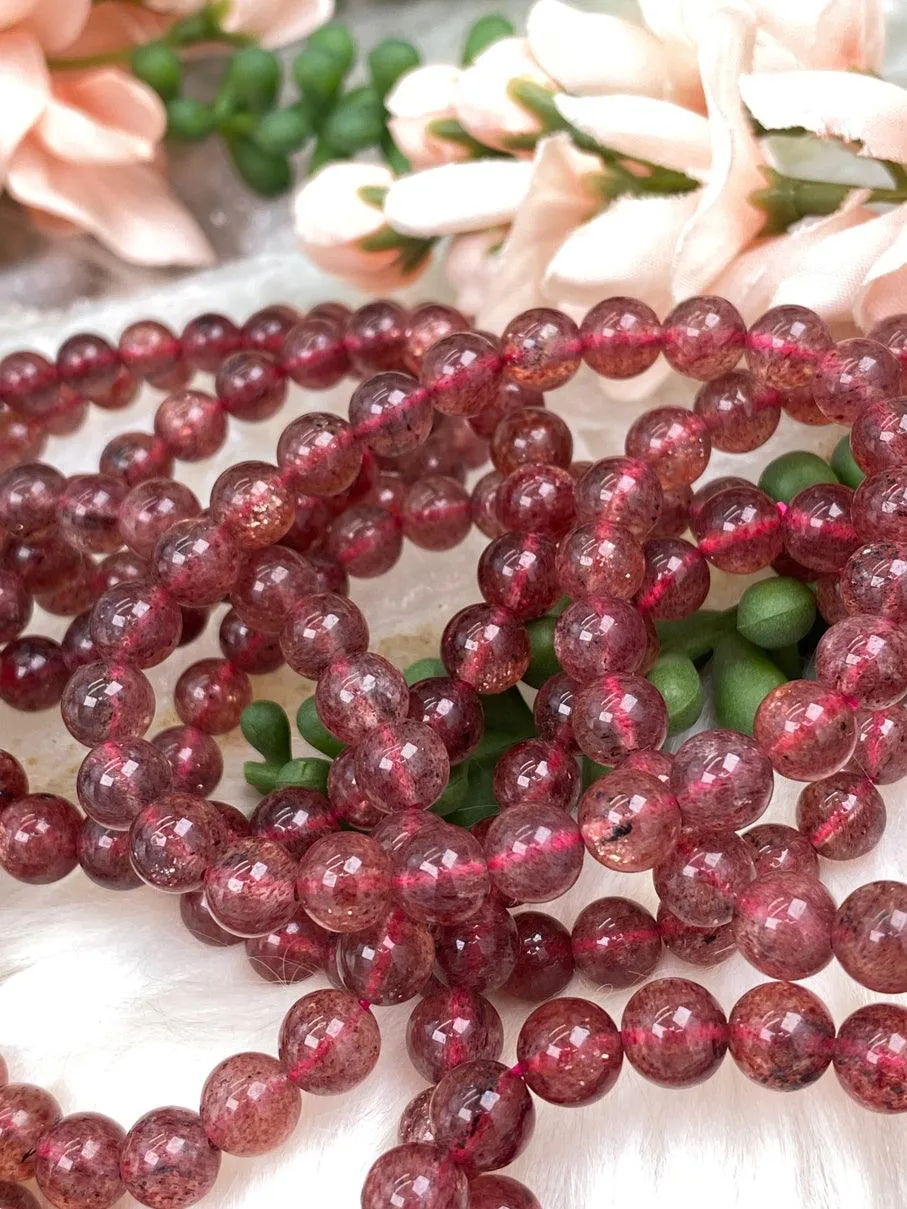 Strawberry Quartz Bracelet