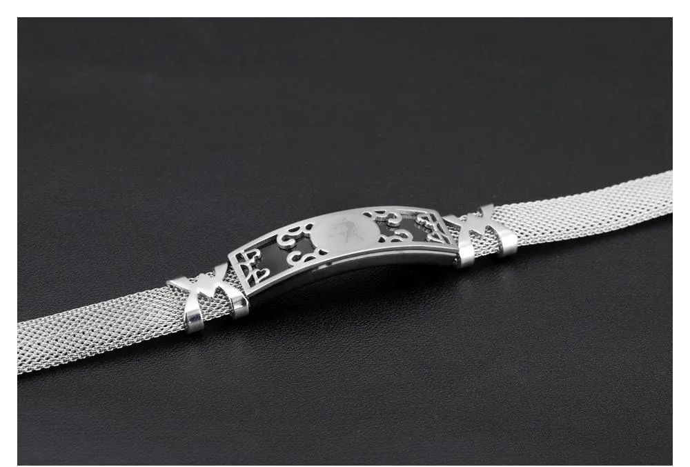 Surgical Stainless Steel Zodiac Constellation Bracelet