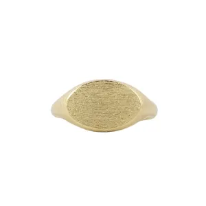 Textured Signet Ring - Louise Fischer