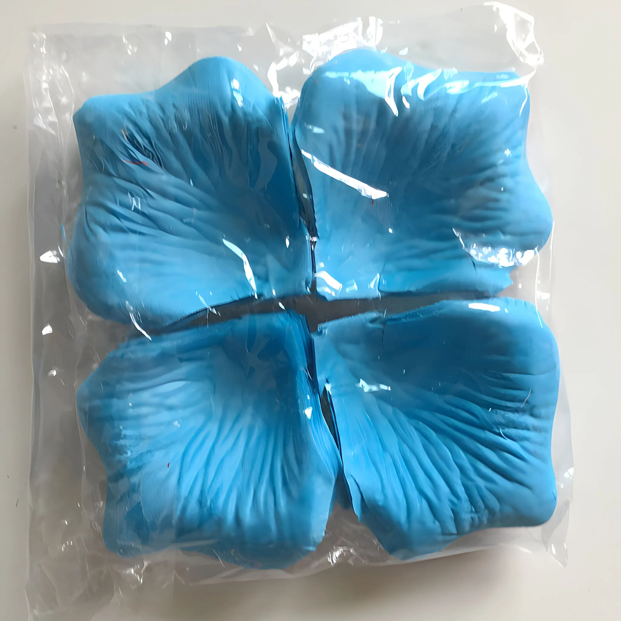 Turquoise Blue Petals Silk Rose Flowers Petals 1000pcs