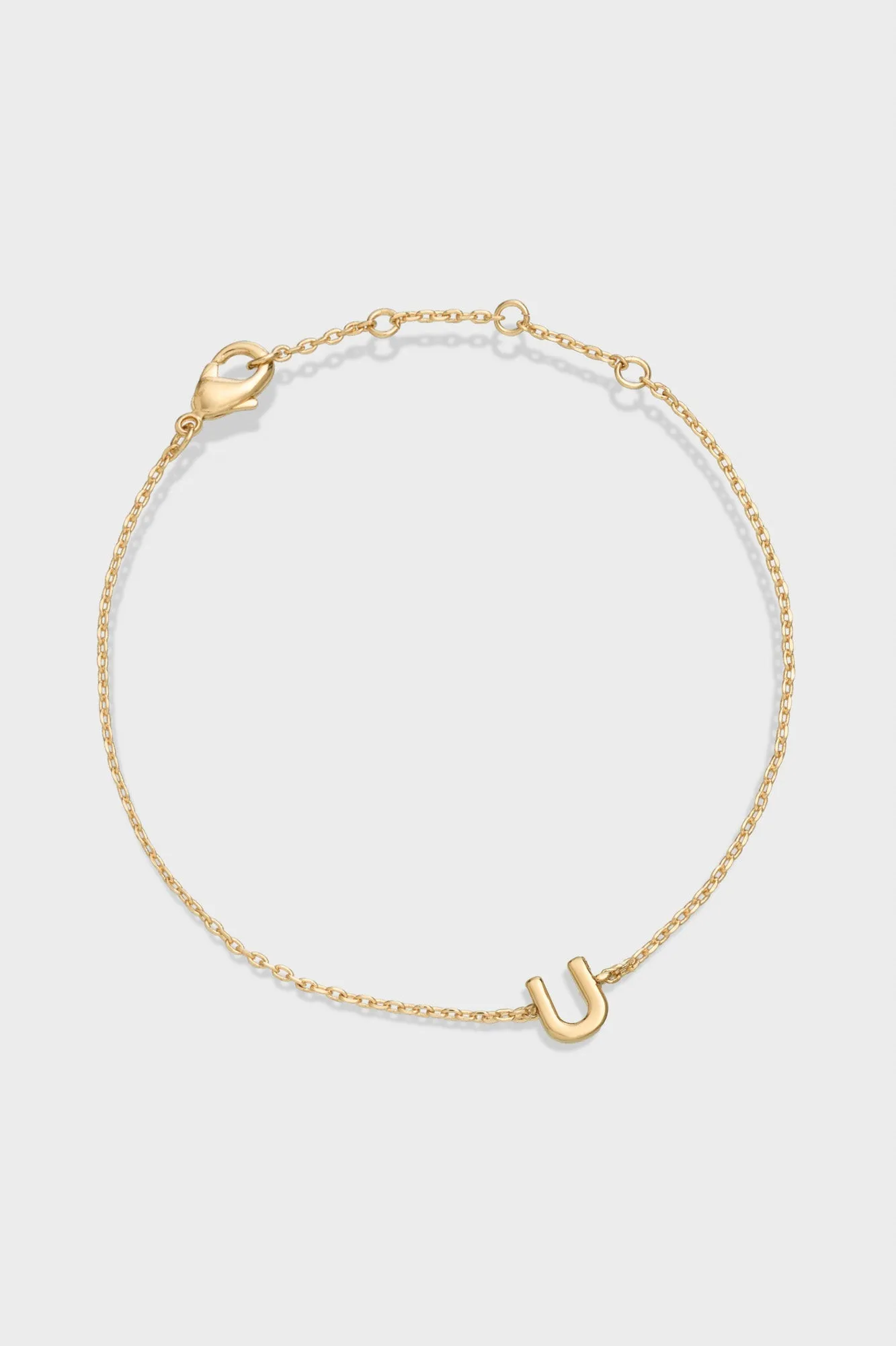 U - Letter Bracelet