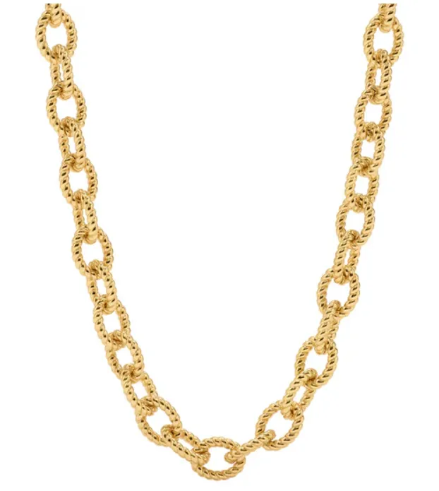 Victoria Small Chain Necklace- Gold