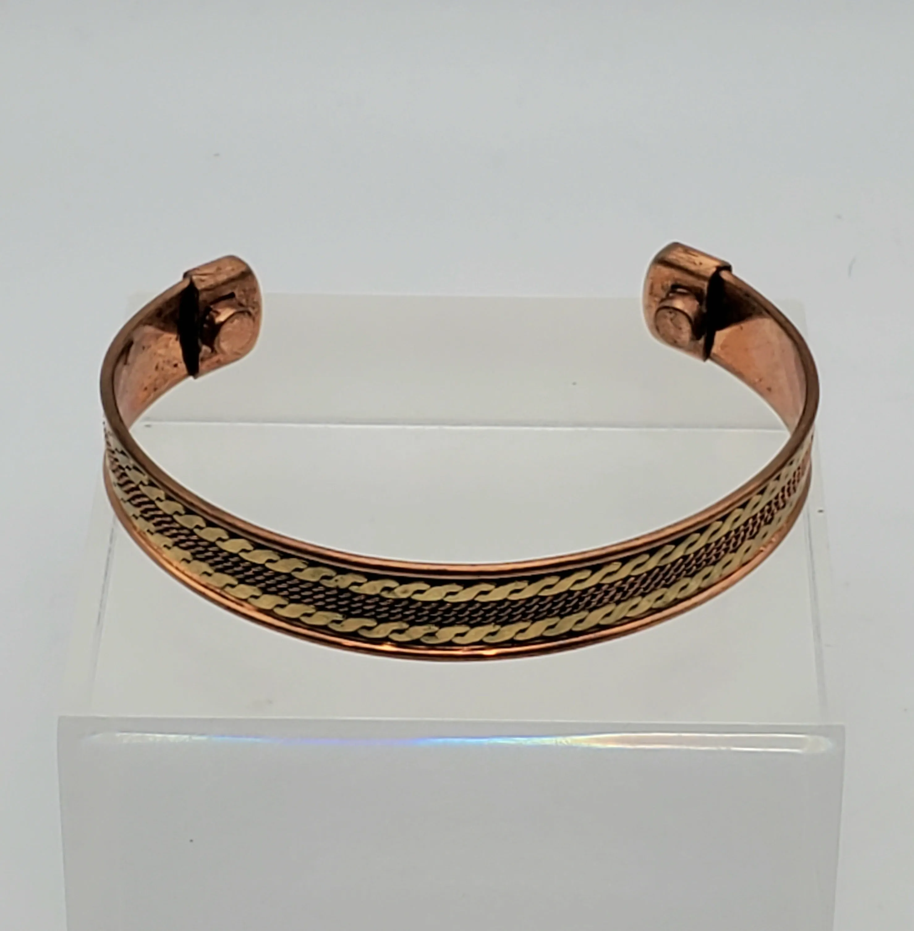 Vintage Copper and Brass Cuff Bracelet