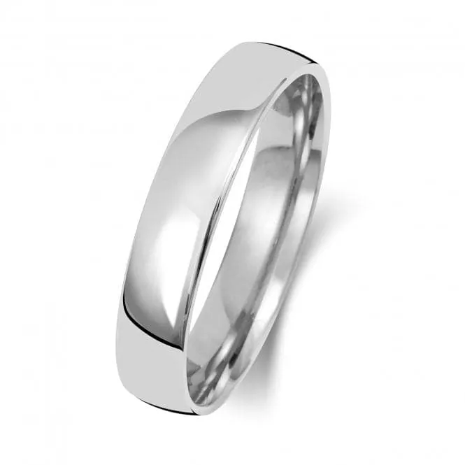 Wedding Band 9K Slight Court 4mm-1.2 Wedding  Ring W114WL