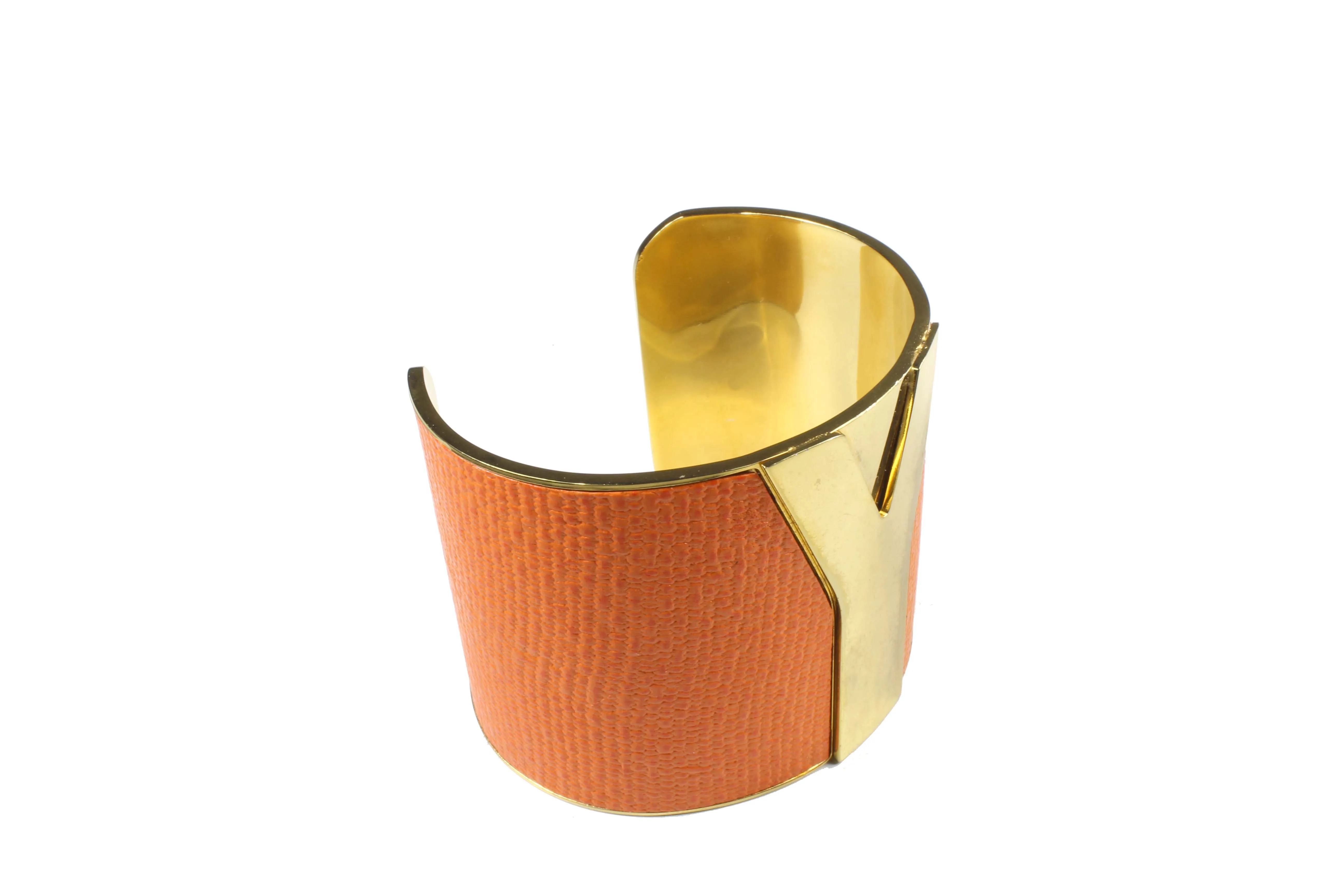 YVES SAINT LAURENT Y cuff bracelet