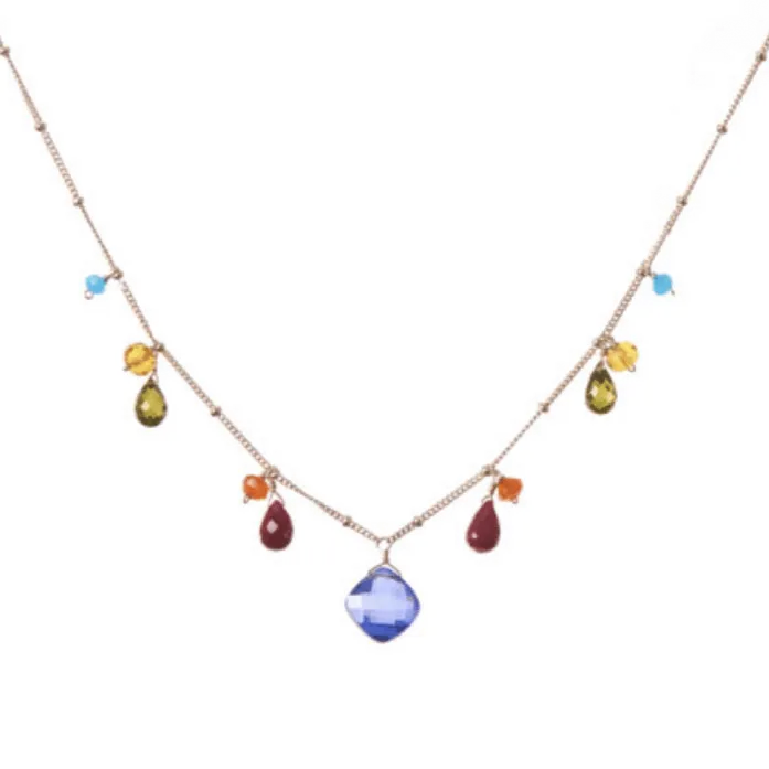 Zina Classic Gemstone Necklace