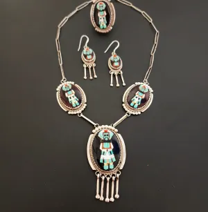 Zuni Vintage Beverly Etsate Necklace Set - 17.5" Long